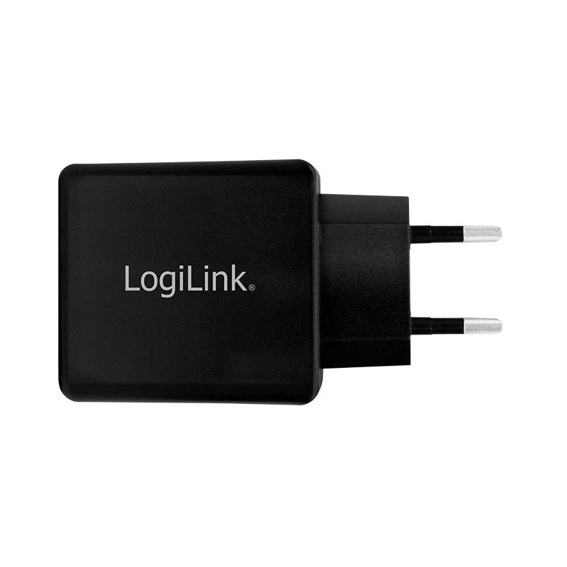 LogiLink - Netzteil - 12 Watt - 2.4 A - 2 Ausgabeanschlussstellen (USB)