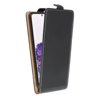 cofi1453® Flip Case kompatibel mit Samsung Galaxy S20 (G980F) Handy Tasche vertikal aufklappbar Schutzhülle Klapp Hülle Schwarz