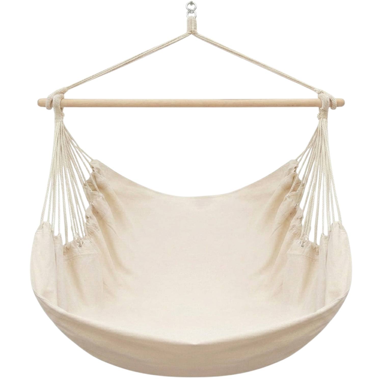 XXL Hängesessel 185x130cm bis 150kg - 2 Personen Schwebesessel Hängestuhl Garten