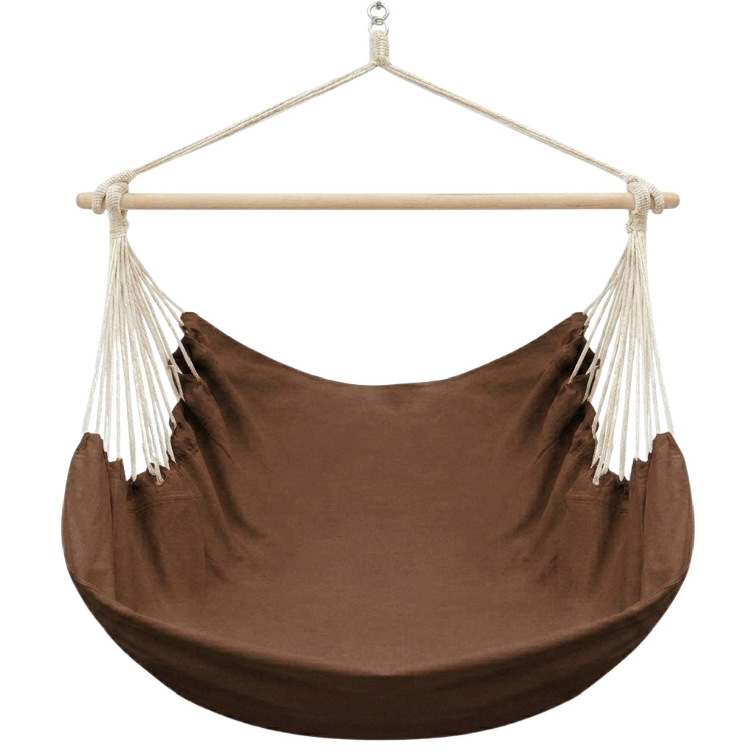 XXL Hängesessel 185x130cm bis 150kg - 2 Personen Schwebesessel Hängestuhl Garten