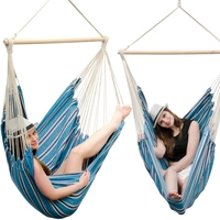 XXL Hängestuhl HMG-40 eyepower AMZ Blau Streifen XXL Hängestuhl HMG-40 eyepower AMZ Blau Streifen