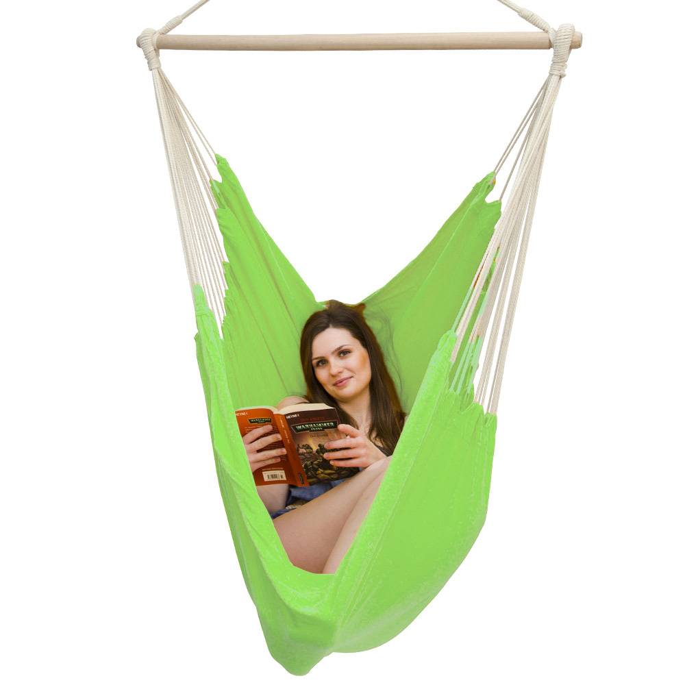 XXL Hängestuhl HMG-40 eyepower AMZ Limetten Grün