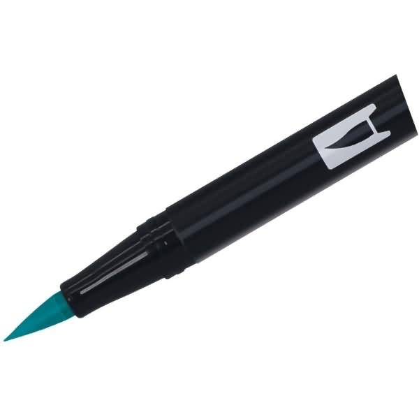 Dual-Fasermaler ABT mit Rundspitze/Pinselspitze Wasserbasis jade green