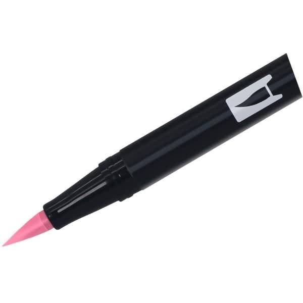 Dual-Fasermaler ABT mit Rundspitze/Pinselspitze Wasserbasis pink punch