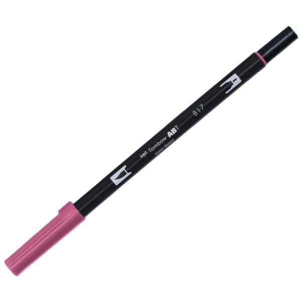 Dual-Fasermaler ABT mit Rundspitze/Pinselspitze Wasserbasis mauve