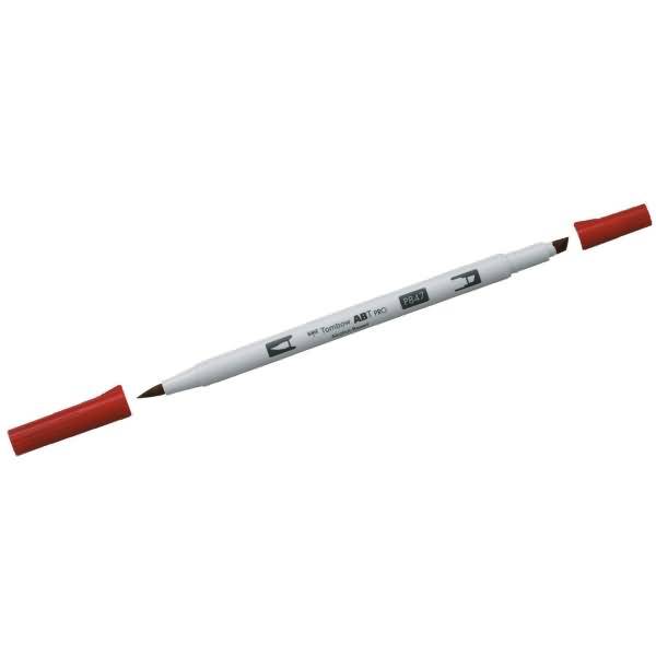 Dual-Fasermaler ABT Pro Keilspitze/Pinselspitze Alkoholbasis crimson