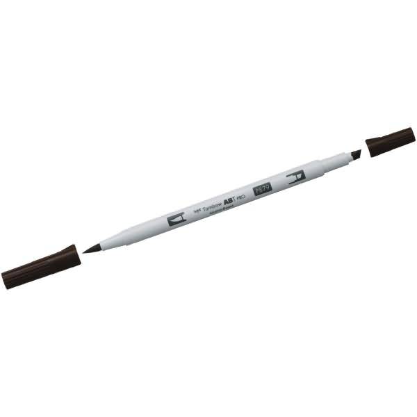 Dual-Fasermaler ABT Pro Keilspitze/Pinselspitze Alkoholbasis brown