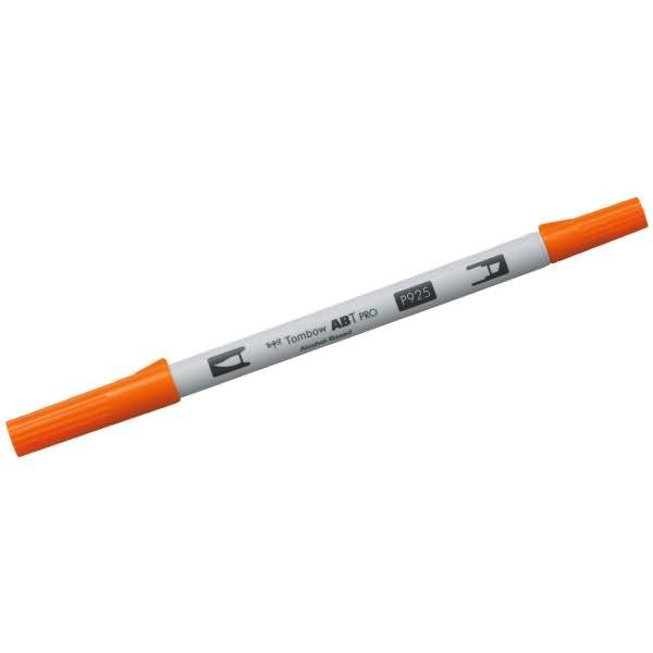 Dual-Fasermaler ABT Pro Keilspitze/Pinselspitze Alkoholbasis scarlet