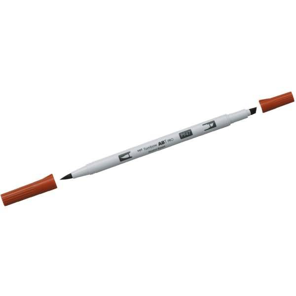 Dual-Fasermaler ABT Pro Keilspitze/Pinselspitze Alkoholbasis burnt sienna