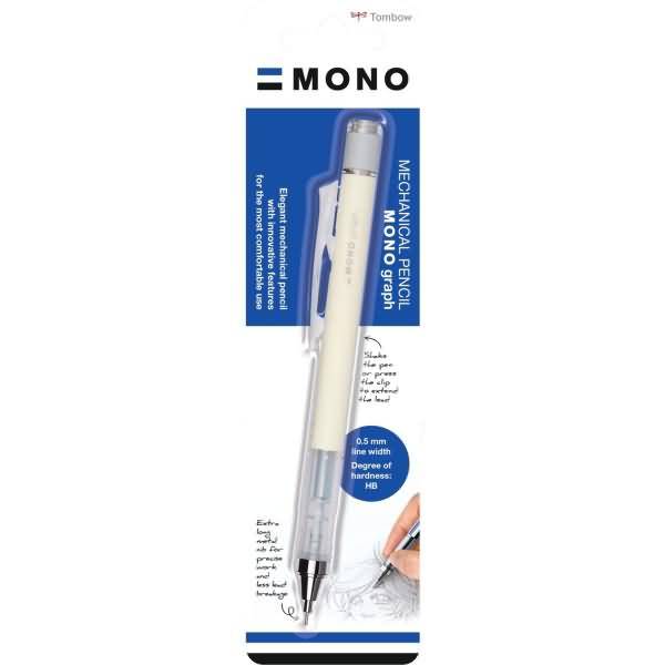 Druckbleistift Mono graph 0,5mm cremegelb Blister