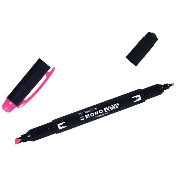 Textmarker Mono edge Keil- und Rundspitze pink