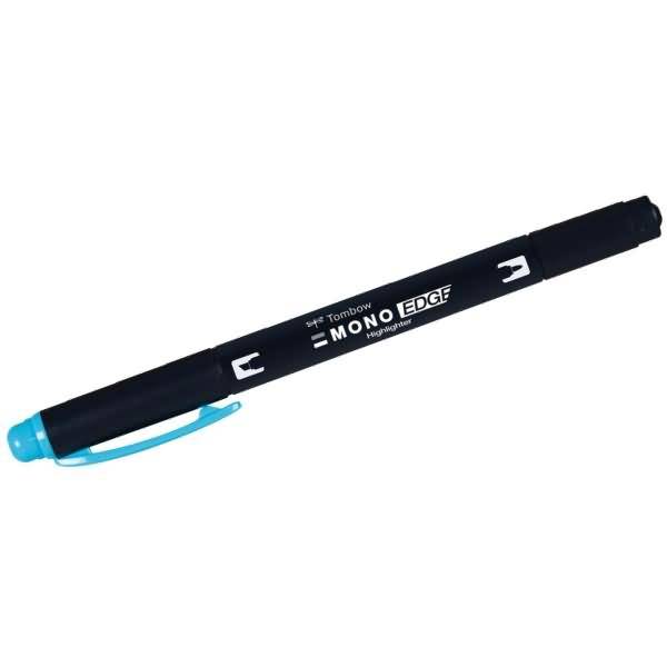 Textmarker Mono edge Keil- und Rundspitze sky blue