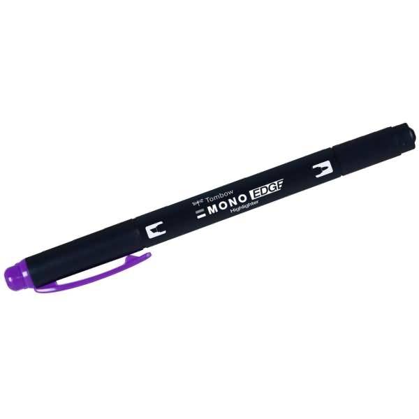 Textmarker Mono edge Keil- und Rundspitze purple