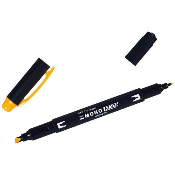 Textmarker Mono edge Keil- und Rundspitze golden yellow