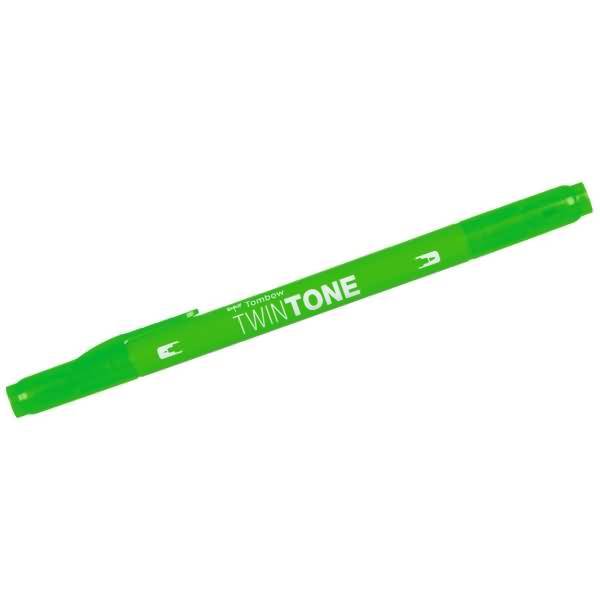 Doppelfasermaler TwinTone Rund- und Finelinerspitze yellow green