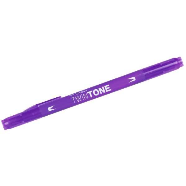 Doppelfasermaler TwinTone Rund- und Finelinerspitze violet