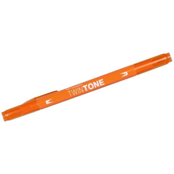 Doppelfasermaler TwinTone Rund- und Finelinerspitze orange