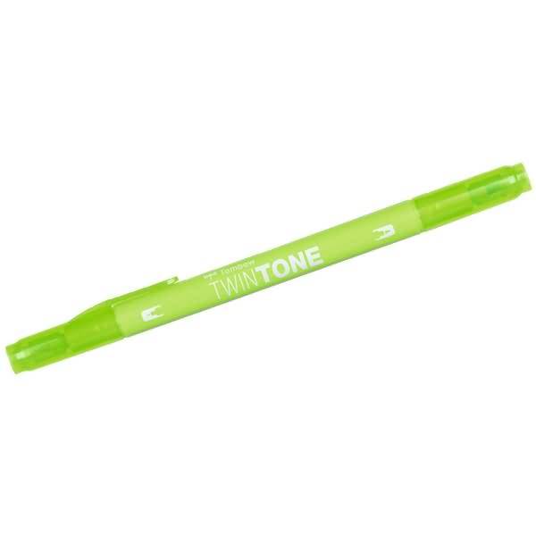 Doppelfasermaler TwinTone Rund- und Finelinerspitze lime green