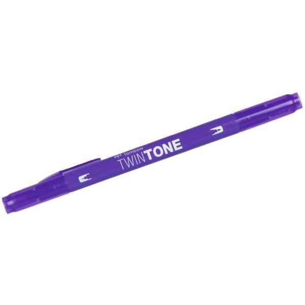 Doppelfasermaler TwinTone Rund- und Finelinerspitze grape