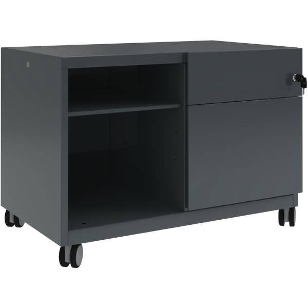 Rollschrank Note Caddy Schubladen rechts Rollschrank Note HxBxT 563x800x490mm anthrazit