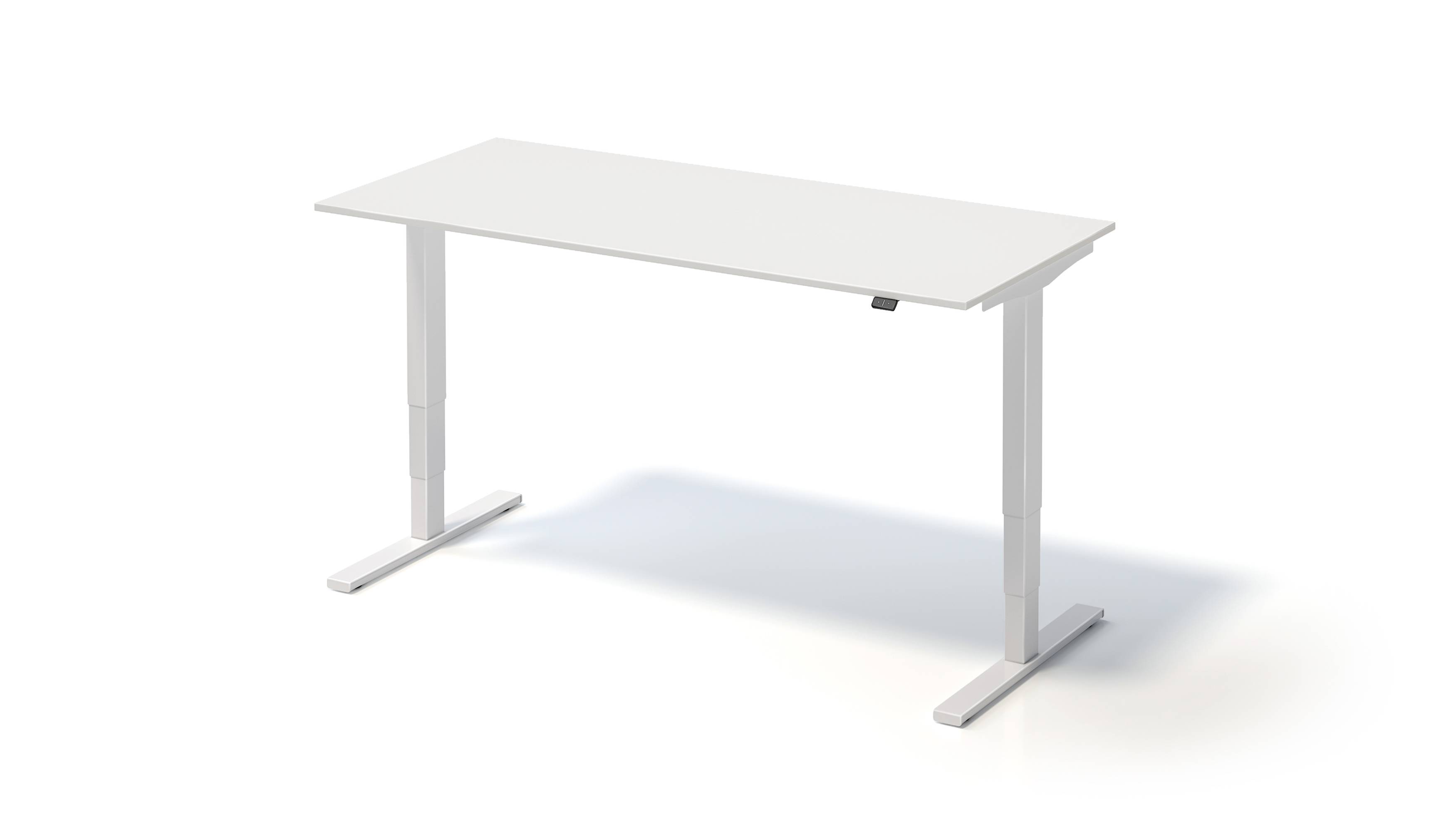 Varia Schreibtisch, 650-1250 mm elektrisch höhenverstellbar, B 1800 x T 800 mm,