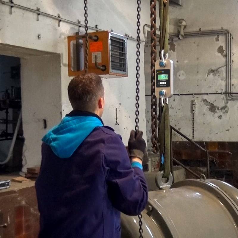 PCE Instruments Zugmesslasche PCE-DDM 3 |3.000 kg |PEAK |batteriebetrieben |Fernanzeige |Schäkel |Summierfunktion