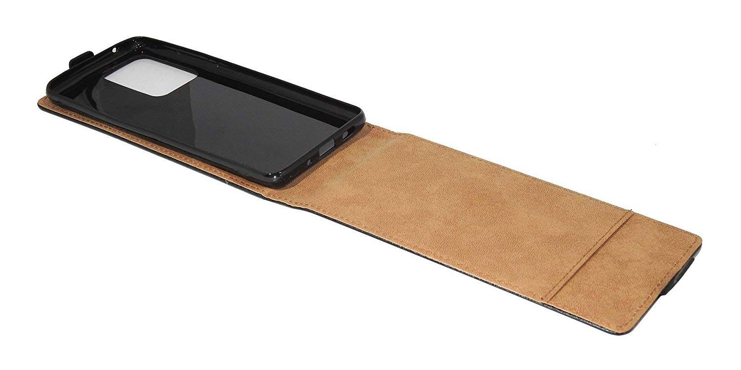 cofi1453® Flip Case Samsung Galaxy S20 Ultra (G988B) Handy Tasche vertikal aufklappbar Schutzhülle Klapp Hülle Schwarz