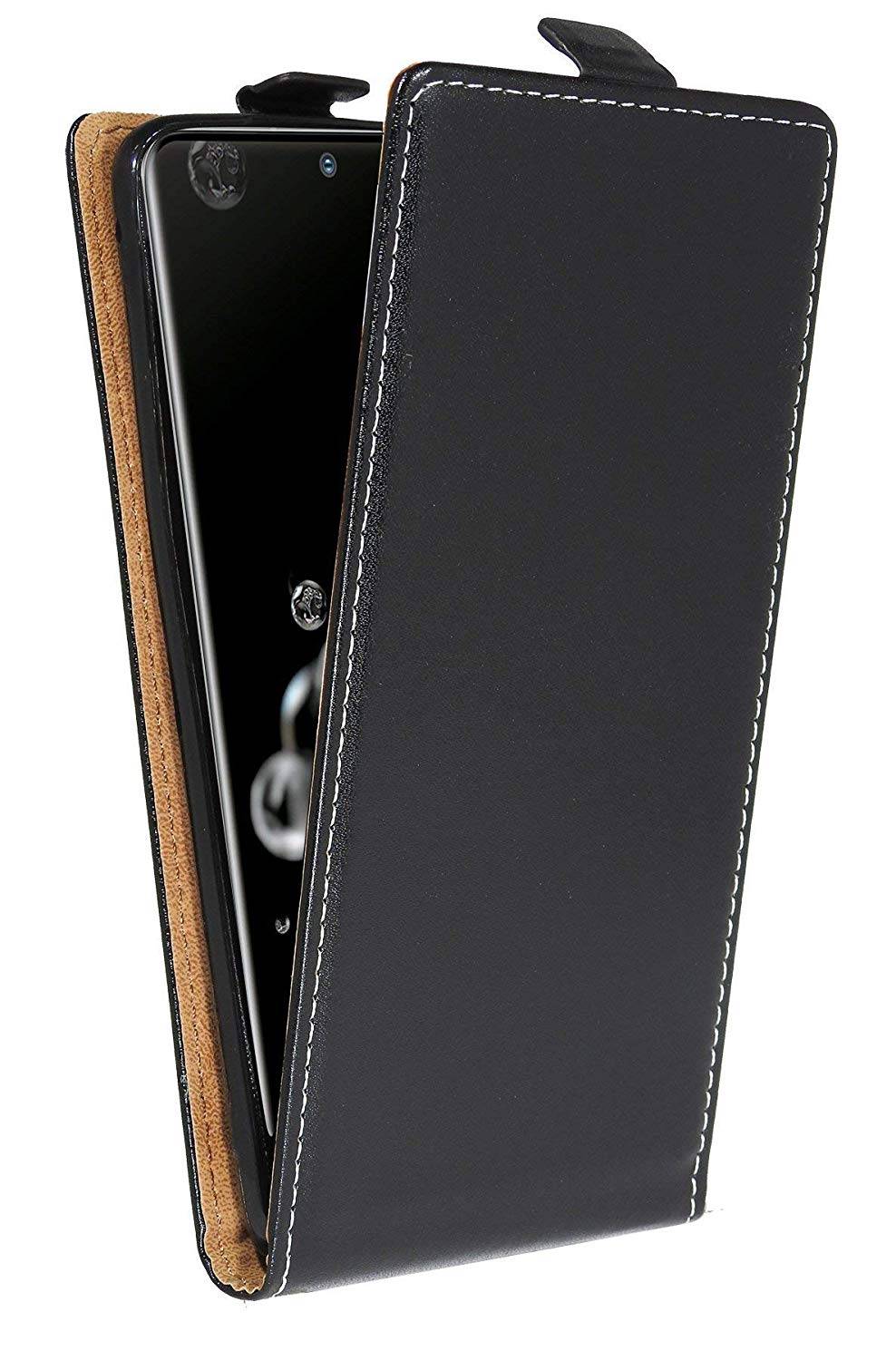 cofi1453® Flip Case Samsung Galaxy S20 Ultra (G988B) Handy Tasche vertikal aufklappbar Schutzhülle Klapp Hülle Schwarz