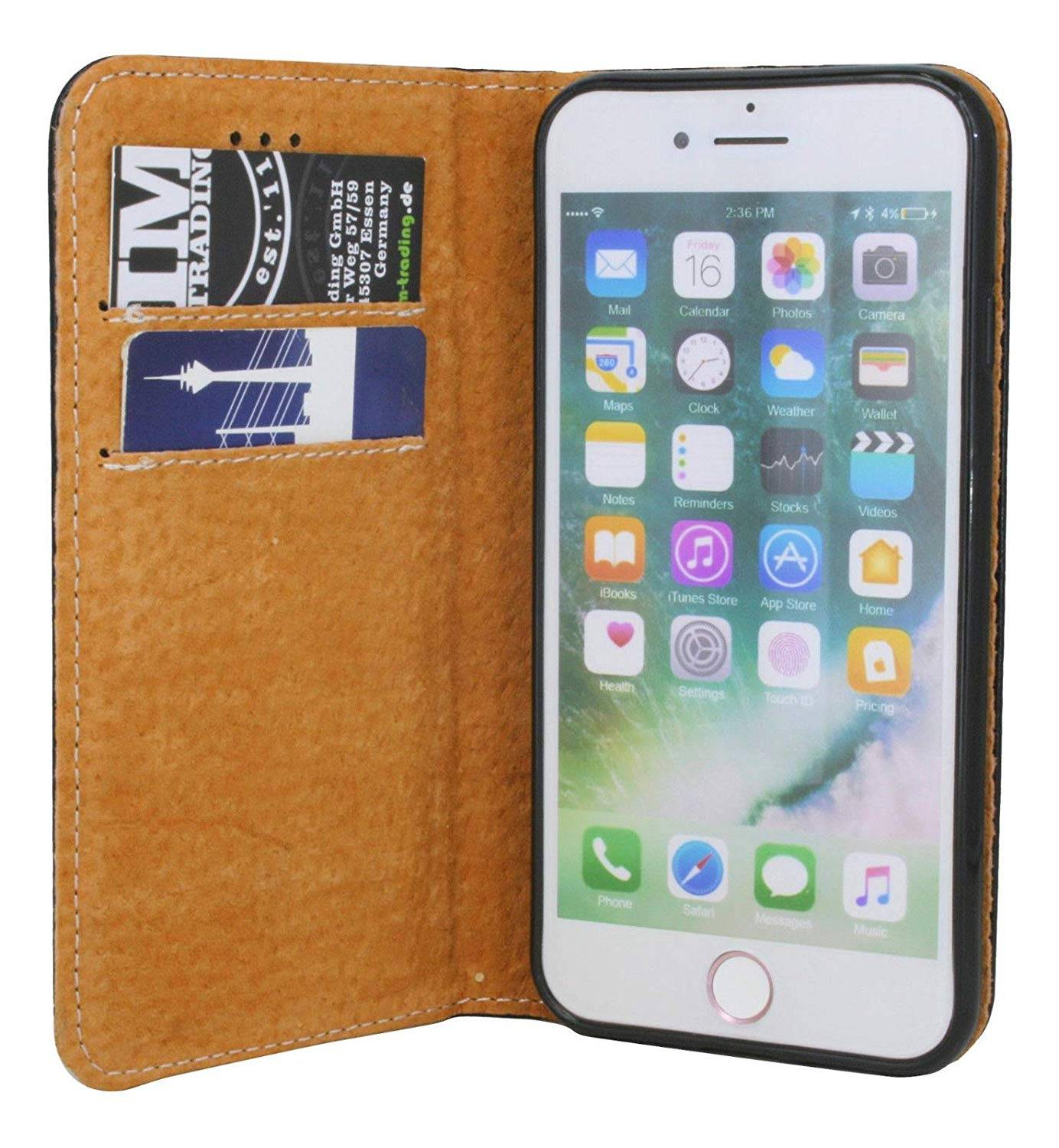 cofi1453 Elegante ECHT Leder Buch-Tasche Hülle Samsung Galaxy S20 (G980F) in Schwarz Wallet Book-Style Cover Schale