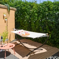 Hängematte mit Gestell 300x100 Garten Liege Outdoor Indoor Hängematte Hängematte mit Gestell 300x100 Garten Liege Outdoor Indoor Hängematte