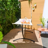 Hängematte mit Gestell 300x100 Garten Liege Outdoor Indoor Hängematte Hängematte mit Gestell 300x100 Garten Liege Outdoor Indoor Hängematte