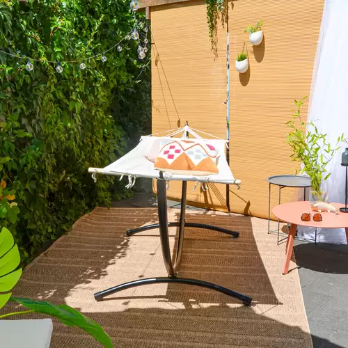 Hängematte mit Gestell 300x100 Garten Liege Outdoor Indoor Hängematte Hängematte mit Gestell 300x100 Garten Liege Outdoor Indoor Hängematte