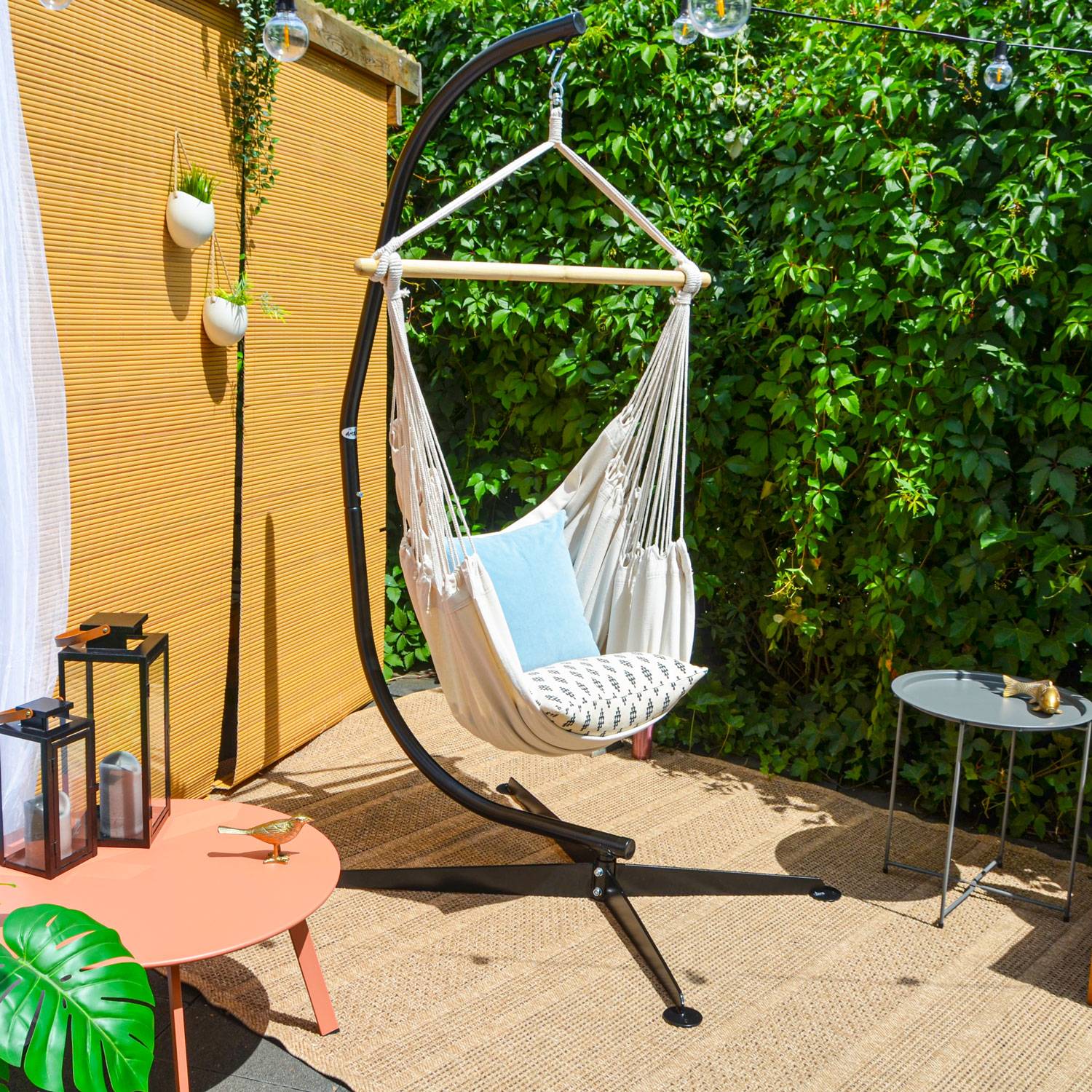 205cm Hängestuhlgestell bis 120kg - Hängesessel Ständer Metall