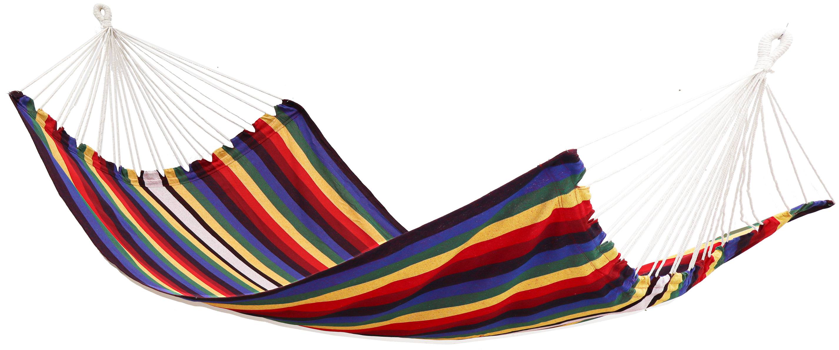 XXL Hängematte für 2 Personen bis 150kg 400x160cm Regenbogen