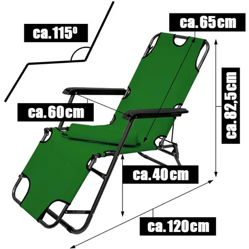 153x60 Garten Liegestuhl Klappbar - Outdoor Relaxliege Gartenstuhl Campingliege 153x60 Garten Liegestuhl Klappbar - Outdoor Relaxliege Gartenstuhl Campingliege