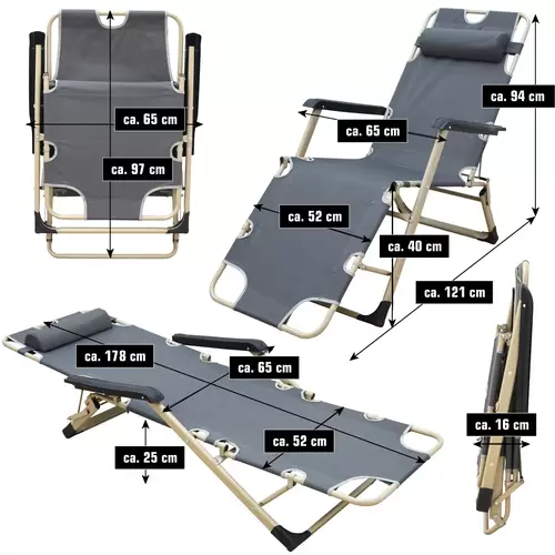 2er Set Garten Liegestuhl Klappbar - 178x65 Relaxliege Gartenstuhl Campingliege 2er Set Garten Liegestuhl Klappbar - 178x65 Relaxliege Gartenstuhl Campingliege