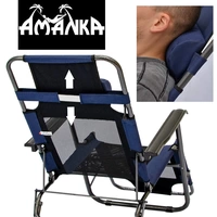 Liegestuhl 153x60cm Gartenliege Sonnenliege Campingliege inkl. Nackenstütze Blau Liegestuhl 153x60cm Gartenliege Sonnenliege Campingliege inkl. Nackenstütze Blau