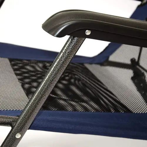 Liegestuhl 153x60cm Gartenliege Sonnenliege Campingliege inkl. Nackenstütze Blau Liegestuhl 153x60cm Gartenliege Sonnenliege Campingliege inkl. Nackenstütze Blau