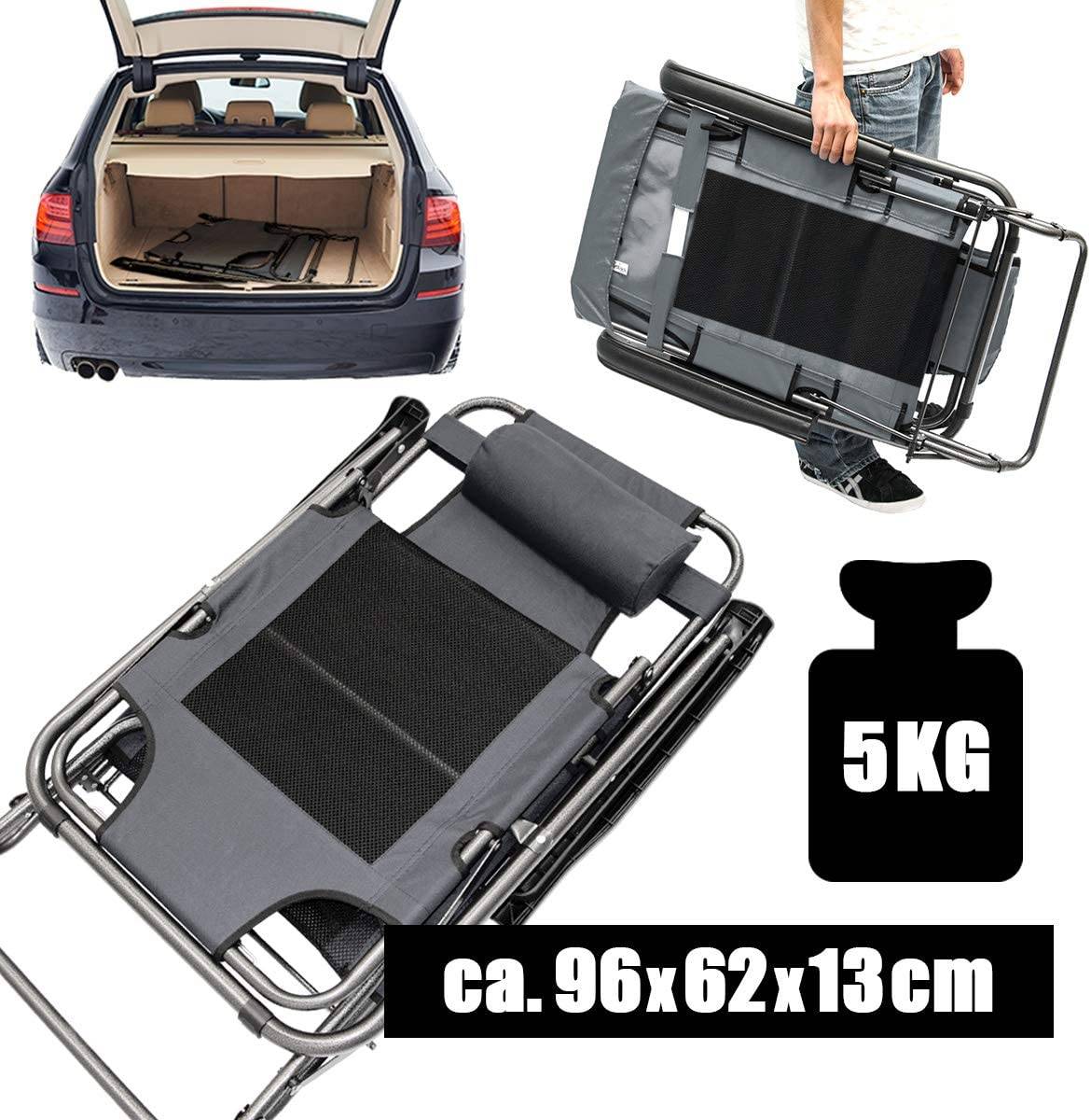 Liegestuhl 178cm Campingliege Sonnenliege Gartenliege Liege Strandliege Stuhl