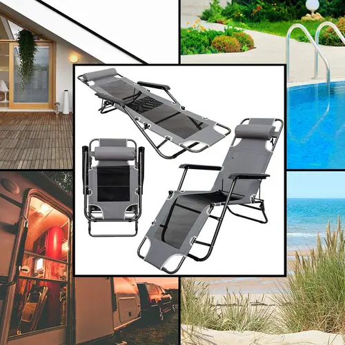 Liegestuhl 178cm Campingliege Sonnenliege Gartenliege Liege Strandliege Stuhl Liegestuhl 178cm Campingliege Sonnenliege Gartenliege Liege Strandliege Stuhl