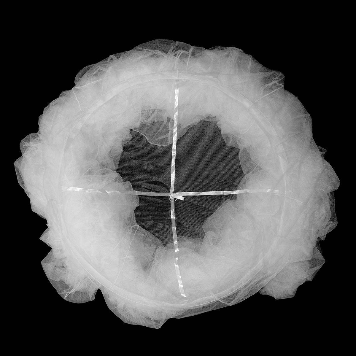 Moskitonetz Mückenabwehr Insektenschutz 12m Umfang WHO 180 Mesh/6,45cm²