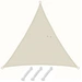 UPF50+ UV Sonnensegel 3x3x3 Polyester Dreieck Wasserabweisend Garten Segel Beige UPF50+ UV Sonnensegel 3x3x3 Polyester Dreieck Wasserabweisend Garten Segel Beige