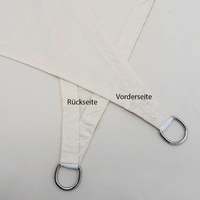 UPF50+ UV Sonnensegel 3x3x3 Polyester Dreieck Wasserabweisend Garten Segel Beige UPF50+ UV Sonnensegel 3x3x3 Polyester Dreieck Wasserabweisend Garten Segel Beige
