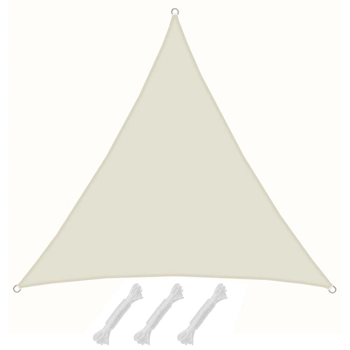UPF50+ UV Sonnensegel 4x4x4 Polyester Dreieck Wasserabweisend Garten Segel Beige UPF50+ UV Sonnensegel 4x4x4 Polyester Dreieck Wasserabweisend Garten Segel Beige
