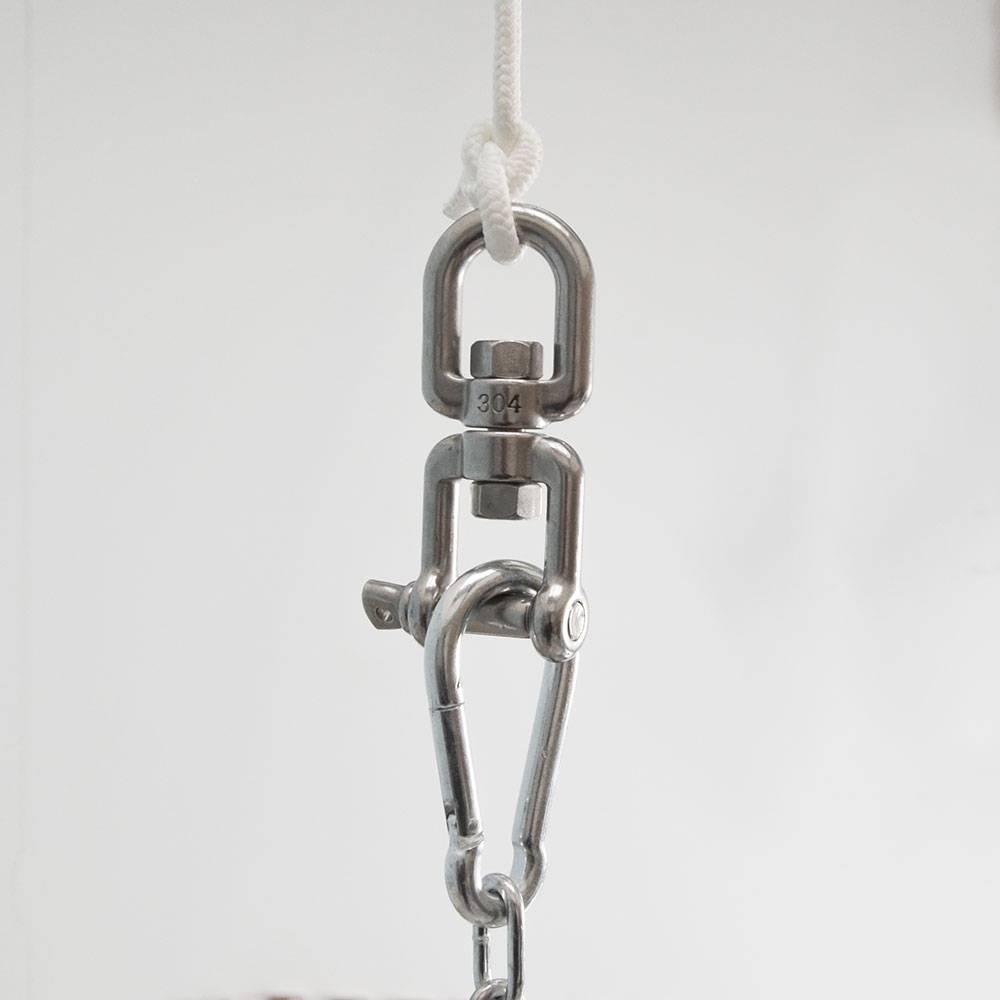 Hängesessel Drehwirbel 10x125mm 420kg Edelstahl Swivel Hängestuhl Befestigung