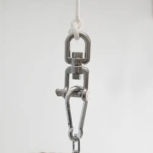 Hängesessel Drehwirbel 10x125mm 420kg Edelstahl Swivel Hängestuhl Befestigung Hängesessel Drehwirbel 10x125mm 420kg Edelstahl Swivel Hängestuhl Befestigung