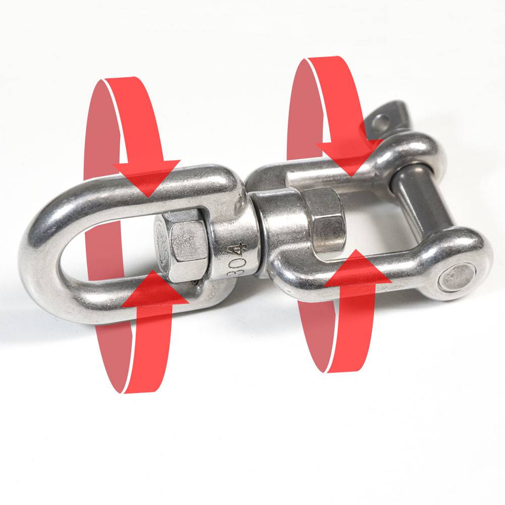 Hängesessel Drehwirbel 10x125mm 420kg Edelstahl Swivel Hängestuhl Befestigung