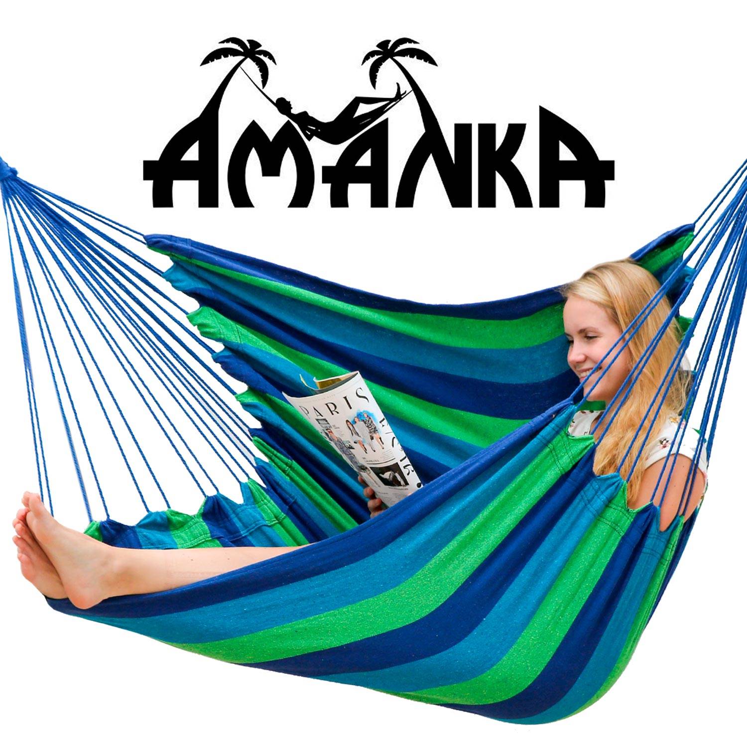 110x145cm Hängesessel bis 150kg - Hängestuhl Hängeschaukel