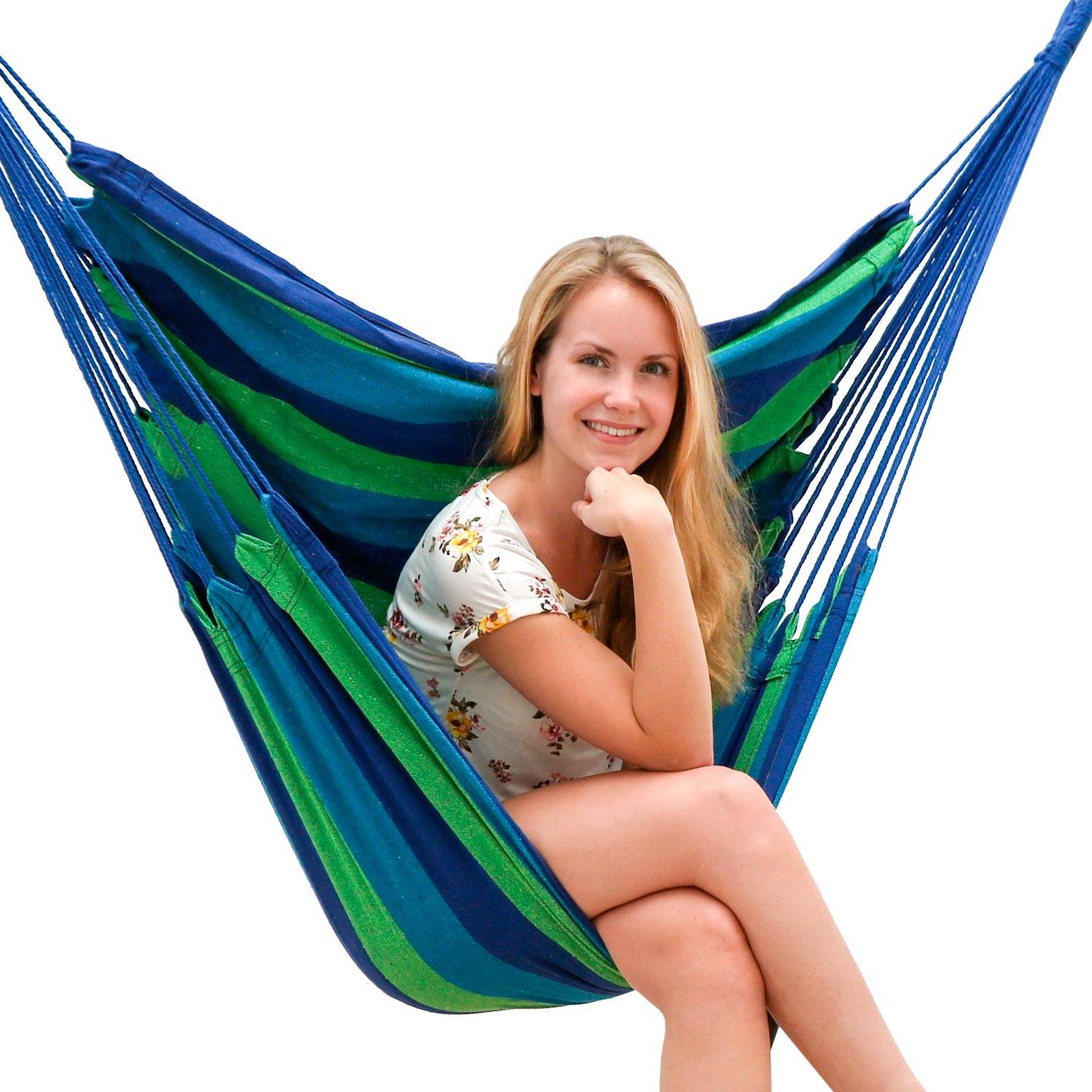 110x145cm Hängesessel bis 150kg - Hängestuhl Hängeschaukel