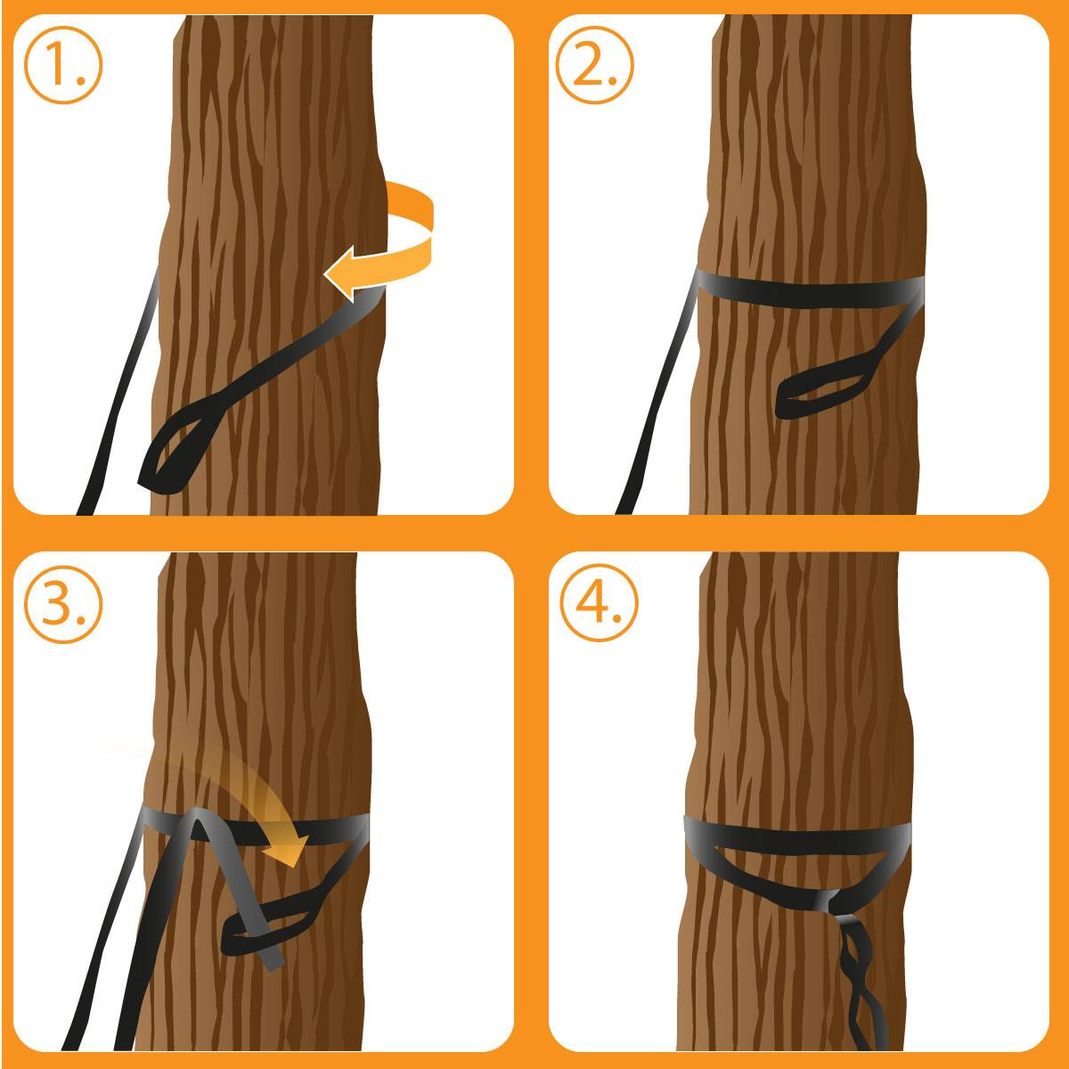 300kg Hängematten Befestigung 2 Gurte 280x2,5cm Baum Gurt Set Aufhängung Schwarz